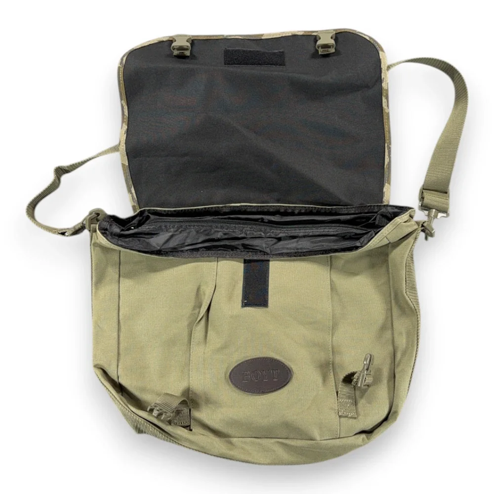 NWFT Bag Green Camo Mossy Oak Messenger Strap National Wild Turkey Federation